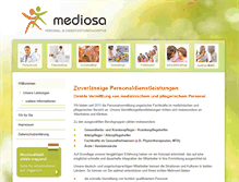 Tablet Screenshot of mediosa.de